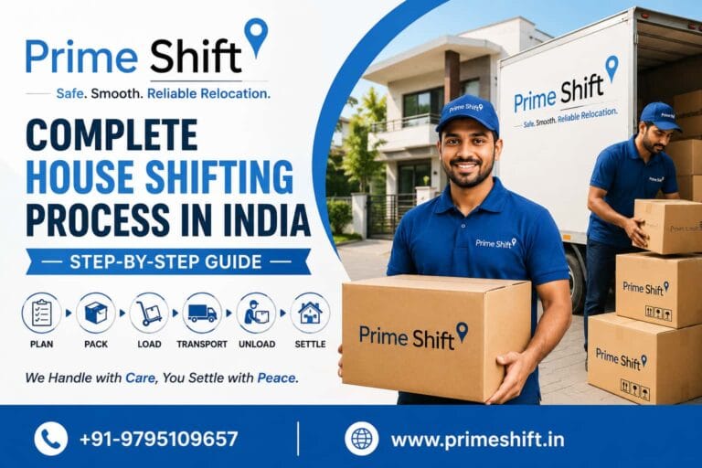 House Shifting Process in India-Prime shift