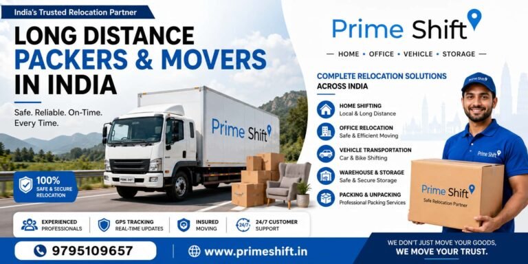 Long Distance Packers and Movers in India