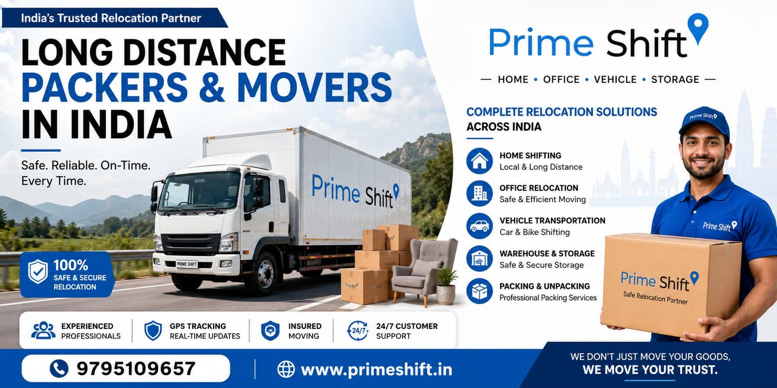 Long Distance Packers and Movers in India