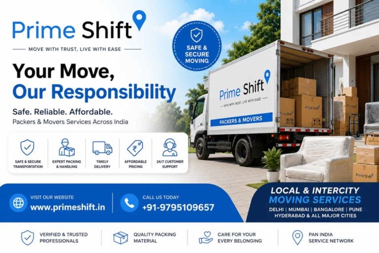 House Shifting Cost Calculator- Prime Shift